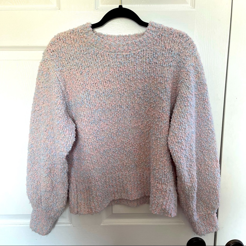 Chelsea & Theodore Size M Cotton Candy Sweater